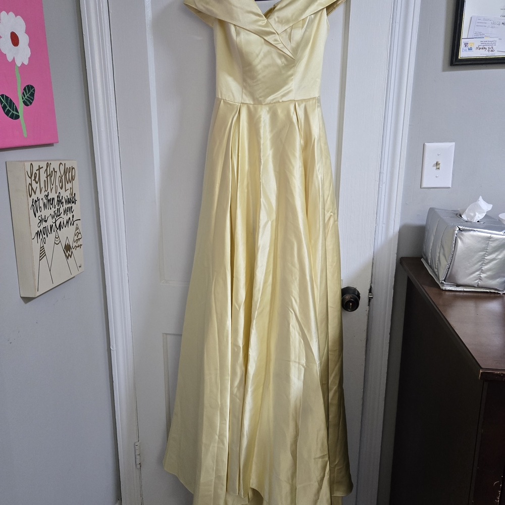 Elegant Yellow Gown